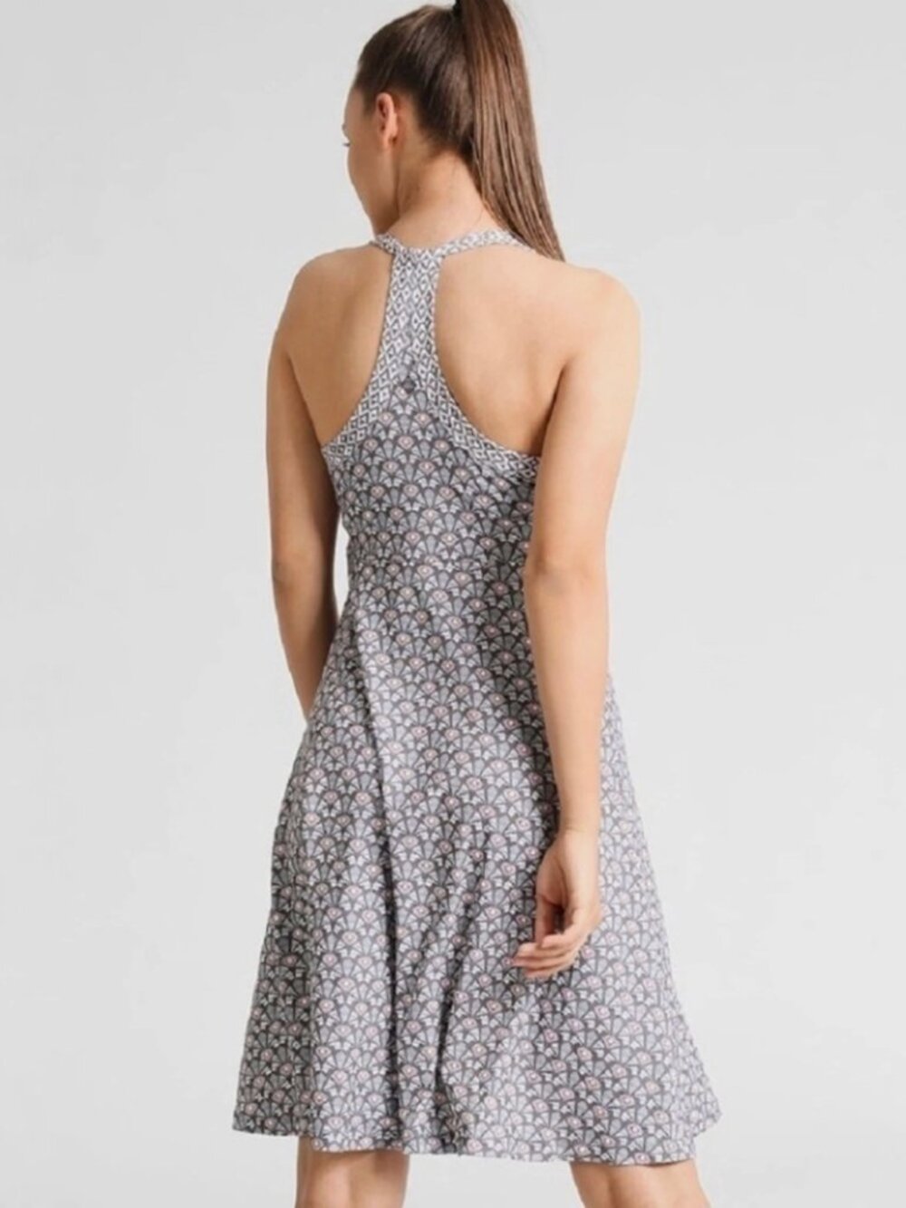 Prana Cali Sleeveless Racerback Printed Day Athleisure Backyard Dress - Picture 11 of 11